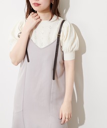 natural couture | お花手刺繍コンパクトニット(ニット/セーター)