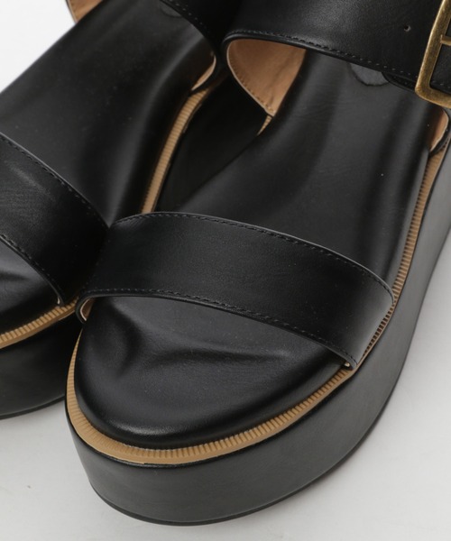 niko and...（ニコアンド）の「オリジナル厚底サンダル（サンダル・レディース・ブラウン/ブラック/アイボリー・SMALL/LARGE/MEDIUM）」の12枚目の写真