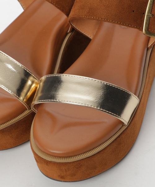 niko and...（ニコアンド）の「オリジナル厚底サンダル（サンダル・レディース・ブラウン/ブラック/アイボリー・SMALL/LARGE/MEDIUM）」の13枚目の写真