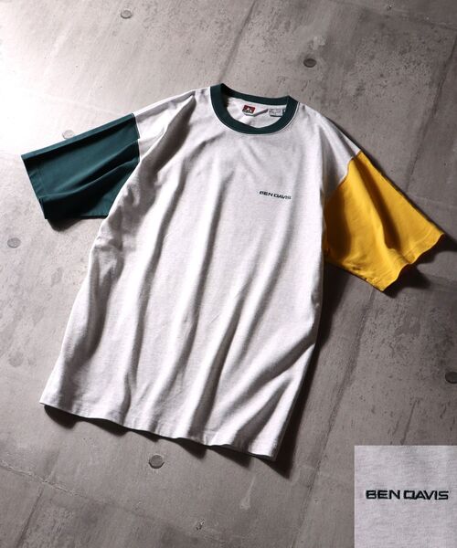 BEN DAVIS/WHITE LABEL(ベンデイビス ホワイトラベル)の「【 BEN DAVIS ( ベンデイビス )】BROCKING' EXTRA SMOOTH SHORT SLEEVE TEE(Tシャツ/カットソー・メンズ・ホワイト/ブラック/オフホワイト/イエロー・MEDIUM/LARGE)」の3枚目の写真