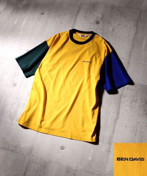 BEN DAVIS/WHITE LABEL(ベンデイビス ホワイトラベル)の「【 BEN DAVIS ( ベンデイビス )】BROCKING' EXTRA SMOOTH SHORT SLEEVE TEE(Tシャツ/カットソー・メンズ・ホワイト/ブラック/オフホワイト/イエロー・MEDIUM/LARGE)」の4枚目の写真