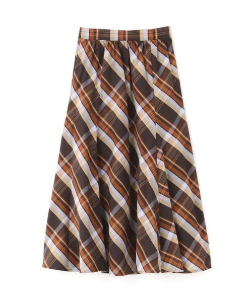 N.(N. Natural Beauty Basic)(エヌエヌナチュラルビューティーベーシック)の「◆チェックボリュームスカート(スカート・レディース・ブラック系その他/ブラウン系その他・MEDIUM)」の19枚目の写真