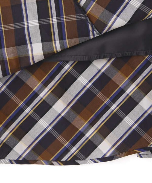 N.(N. Natural Beauty Basic)(エヌエヌナチュラルビューティーベーシック)の「◆チェックボリュームスカート(スカート・レディース・ブラック系その他/ブラウン系その他・MEDIUM)」の17枚目の写真