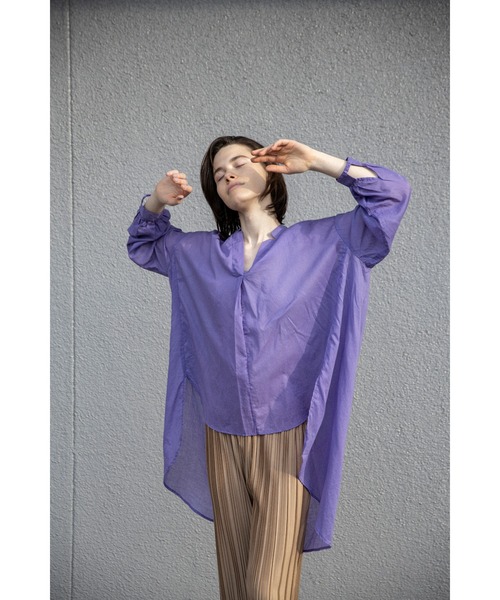 OSMOSIS(オズモーシス)の「プリーツベルボトムパンツ(その他パンツ・レディース・ライトベージュ/オリーブ/ベージュ/ブラック/ネイビー・ONE SIZE)」の15枚目の写真