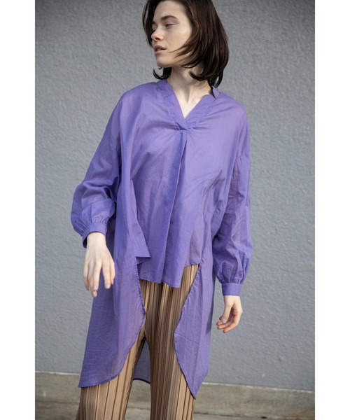 OSMOSIS(オズモーシス)の「プリーツベルボトムパンツ(その他パンツ・レディース・ライトベージュ/オリーブ/ベージュ/ブラック/ネイビー・ONE SIZE)」の17枚目の写真