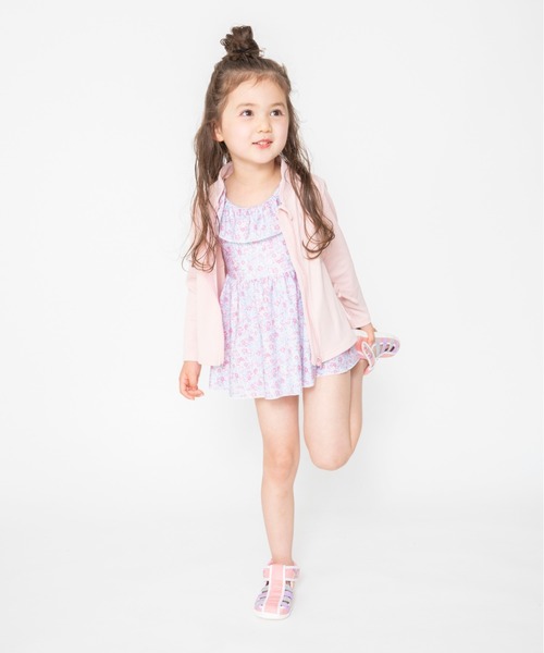BRANSHES（ブランシェス）の「【水着】無地ラッシュガード（ラッシュガード・キッズ・ピンク/アイボリー・130cm/100cm/90cm/140cm/120cm/110cm）」の7枚目の写真
