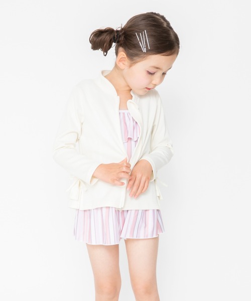 BRANSHES（ブランシェス）の「【水着】無地ラッシュガード（ラッシュガード・キッズ・ピンク/アイボリー・130cm/100cm/90cm/140cm/120cm/110cm）」の18枚目の写真
