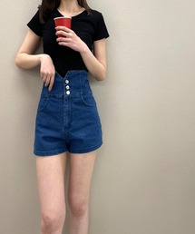 SPIGA（スピーガ）の「背ｱｷハイウエストﾃﾞﾆﾑP（デニムパンツ）」
