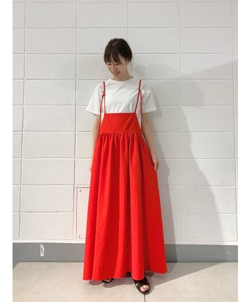 BEARDSLEY（ビアズリー）の「サロペットスカート（スカート・レディース・レッド/ブラック・FREE）」の10枚目の写真