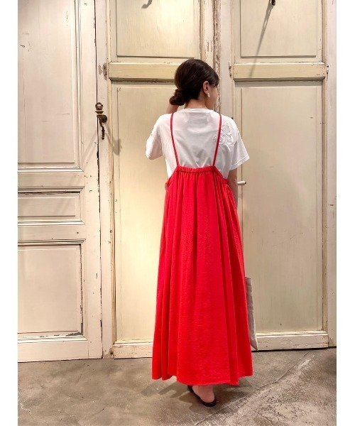 BEARDSLEY（ビアズリー）の「サロペットスカート（スカート・レディース・レッド/ブラック・FREE）」の6枚目の写真