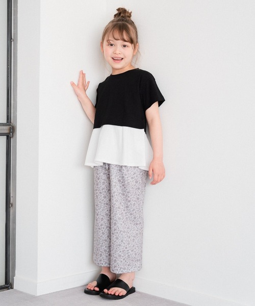 GLOBAL WORK(グローバルワーク)の「【キッズ】オシャ楽カットレイヤーT半袖/944788(Tシャツ/カットソー・キッズ・ブラック/グリーン/ライトブルー・110cm/100cm/120cm/130cm/140cm/150cm/160cm)」の19枚目の写真