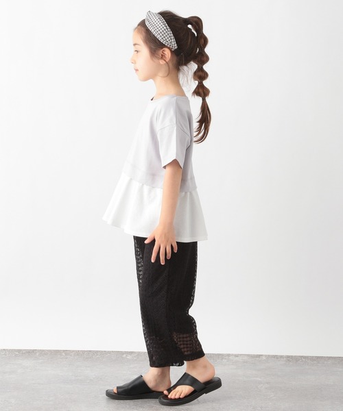 GLOBAL WORK(グローバルワーク)の「【キッズ】オシャ楽カットレイヤーT半袖/944788(Tシャツ/カットソー・キッズ・ブラック/グリーン/ライトブルー・110cm/100cm/120cm/130cm/140cm/150cm/160cm)」の10枚目の写真