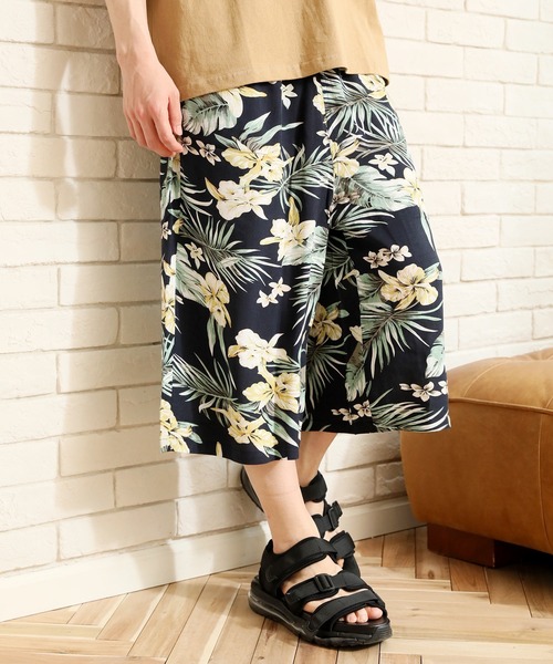 TopIsm(トップイズム)の「【2023】 レーヨンボタニカルアロハ柄 無地ステテコ(その他パンツ・メンズ・ホワイト/ブラック/ネイビー/ブルー系その他/グレー系その他/Navy/Black/チャコールグレー/ブルー系その他2/ブラック系その他/ブルー・LL/M/L/XL)」の9枚目の写真