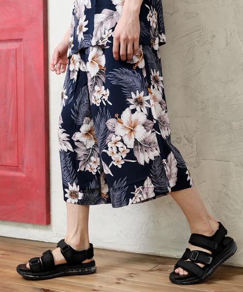 TopIsm(トップイズム)の「【2023】 レーヨンボタニカルアロハ柄 無地ステテコ(その他パンツ・メンズ・ホワイト/ブラック/ネイビー/ブルー系その他/グレー系その他/Navy/Black/チャコールグレー/ブルー系その他2/ブラック系その他/ブルー・LL/M/L/XL)」の7枚目の写真