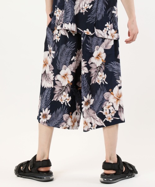TopIsm(トップイズム)の「【2023】 レーヨンボタニカルアロハ柄 無地ステテコ(その他パンツ・メンズ・ホワイト/ブラック/ネイビー/ブルー系その他/グレー系その他/Navy/Black/チャコールグレー/ブルー系その他2/ブラック系その他/ブルー・LL/M/L/XL)」の15枚目の写真