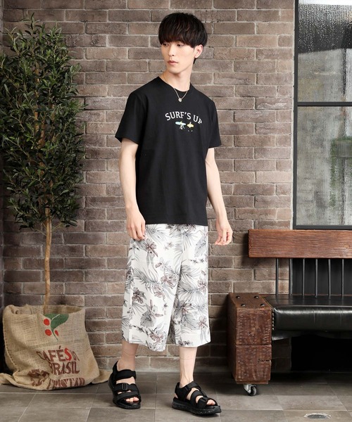 TopIsm(トップイズム)の「【2023】 レーヨンボタニカルアロハ柄 無地ステテコ(その他パンツ・メンズ・ホワイト/ブラック/ネイビー/ブルー系その他/グレー系その他/Navy/Black/チャコールグレー/ブルー系その他2/ブラック系その他/ブルー・LL/M/L/XL)」の13枚目の写真