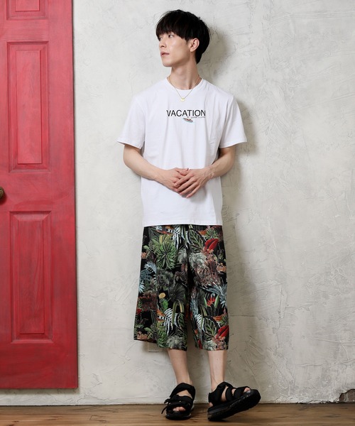 TopIsm(トップイズム)の「【2023】 レーヨンボタニカルアロハ柄 無地ステテコ(その他パンツ・メンズ・ホワイト/ブラック/ネイビー/ブルー系その他/グレー系その他/Navy/Black/チャコールグレー/ブルー系その他2/ブラック系その他/ブルー・LL/M/L/XL)」の14枚目の写真