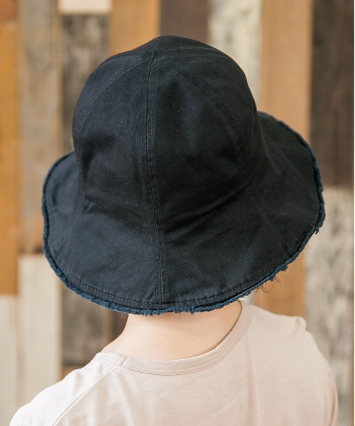 無（ム）の「フリンジチューリップHAT（ハット・レディース・アイボリー/ブラック/ベージュ/グリーン・FREE）」の13枚目の写真