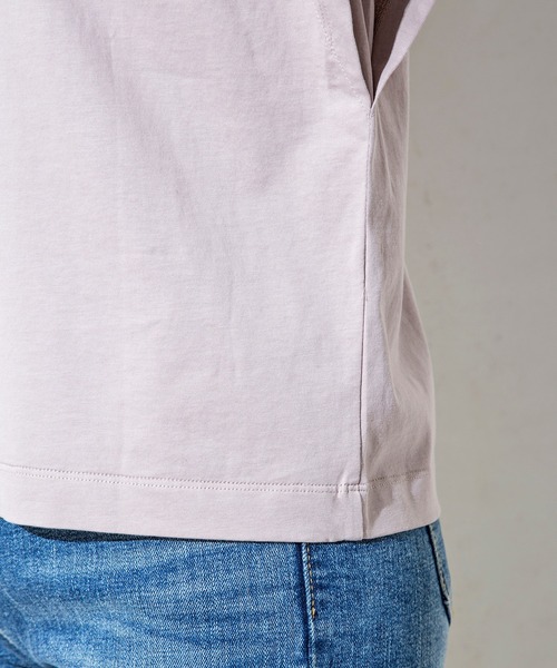 MILLION CARATS（ミリオンカラッツ）の「【STYLE4】接触冷感 2Wayフレンチカットソー（Tシャツ/カットソー・レディース・オフホワイト/ブラック/グレー/ピンク/グリーン・FREE）」の18枚目の写真