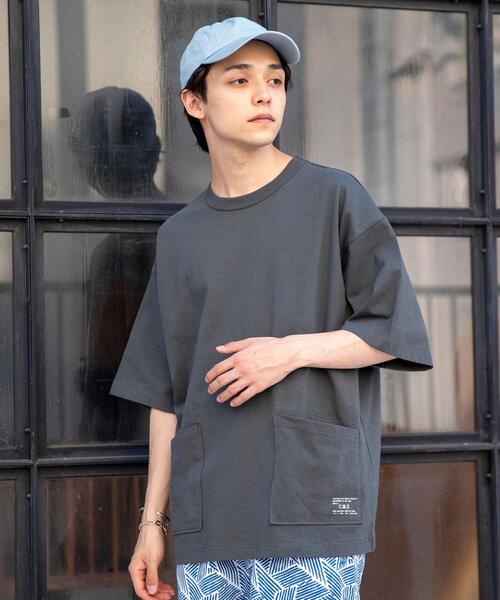 coen(コーエン)の「USAコットンガーデンポケットTシャツ(Tシャツ/カットソー・メンズ・オリーブ/ブラック/オフホワイト/ライトグレー・X-LARGE/SMALL/MEDIUM/LARGE)」の12枚目の写真