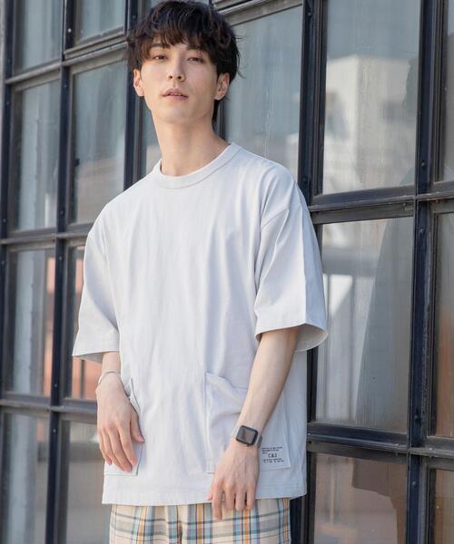 coen(コーエン)の「USAコットンガーデンポケットTシャツ(Tシャツ/カットソー・メンズ・オリーブ/ブラック/オフホワイト/ライトグレー・X-LARGE/SMALL/MEDIUM/LARGE)」の16枚目の写真