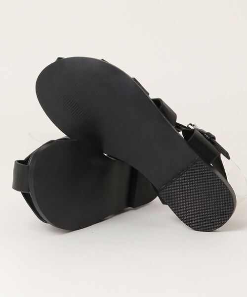 VACANCY（ヴァカンシー）の「ビーガンレザーグルカサンダル（サンダル・レディース・ブラック/アイボリー・S/M/L）」の11枚目の写真