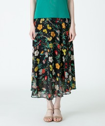 allureville | ボタニカルフルーツプリントフレアスカート(スカート)