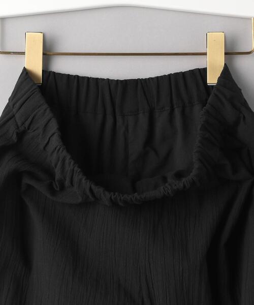 BEAUTY&YOUTH UNITED ARROWS（ビューティーアンドユースユナイテッドアローズ）の「BY コットンエンブロイダリーパンツ -ウォッシャブル-（その他パンツ・レディース・ホワイト/ブラック・SMALL/MEDIUM）」の12枚目の写真