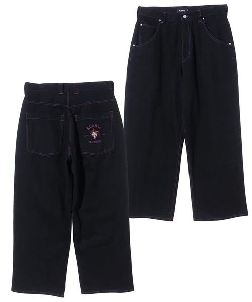 XLARGE（エクストララージ）の「CONTRAST STITCH WIDE PANTS（その他パンツ・メンズ・ホワイト/ブラック/ブルー/グリーン・32inch/30inch/34inch/36inch）」の14枚目の写真