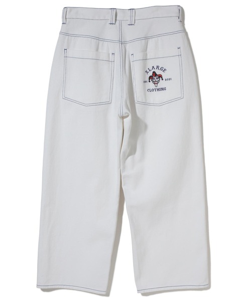 XLARGE（エクストララージ）の「CONTRAST STITCH WIDE PANTS（その他パンツ・メンズ・ホワイト/ブラック/ブルー/グリーン・32inch/30inch/34inch/36inch）」の9枚目の写真