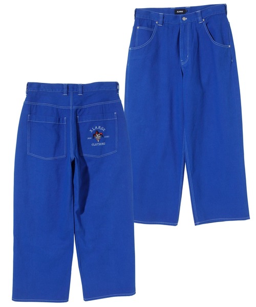 XLARGE（エクストララージ）の「CONTRAST STITCH WIDE PANTS（その他パンツ・メンズ・ホワイト/ブラック/ブルー/グリーン・32inch/30inch/34inch/36inch）」の10枚目の写真