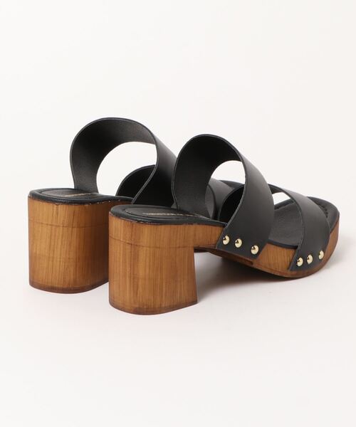 ROSE BUD（ローズバッド）の「(CHRISTIAN DI RICCIO)ウッドソールサンダル（サンダル・レディース・ホワイト/ブラック・38/39/36/37）」の4枚目の写真