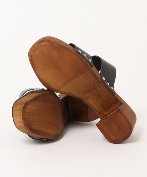 ROSE BUD（ローズバッド）の「(CHRISTIAN DI RICCIO)ウッドソールサンダル（サンダル・レディース・ホワイト/ブラック・38/39/36/37）」の3枚目の写真