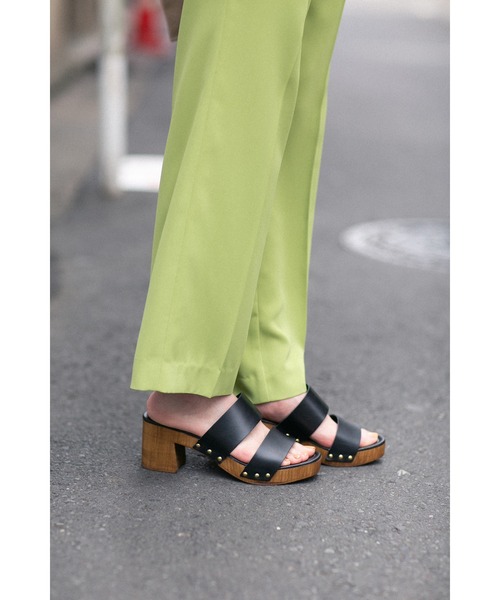 ROSE BUD（ローズバッド）の「(CHRISTIAN DI RICCIO)ウッドソールサンダル（サンダル・レディース・ホワイト/ブラック・38/39/36/37）」の8枚目の写真