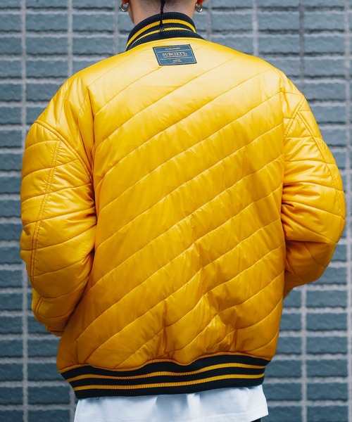 Subciety（サブサエティ）の「STADIUM FLIGHT JKT（MA-1・メンズ・ブラック/グレー・SMALL/MEDIUM/LARGE/X-LARGE）」の11枚目の写真