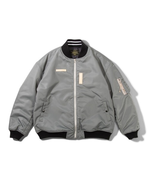 Subciety（サブサエティ）の「STADIUM FLIGHT JKT（MA-1・メンズ・ブラック/グレー・SMALL/MEDIUM/LARGE/X-LARGE）」の18枚目の写真