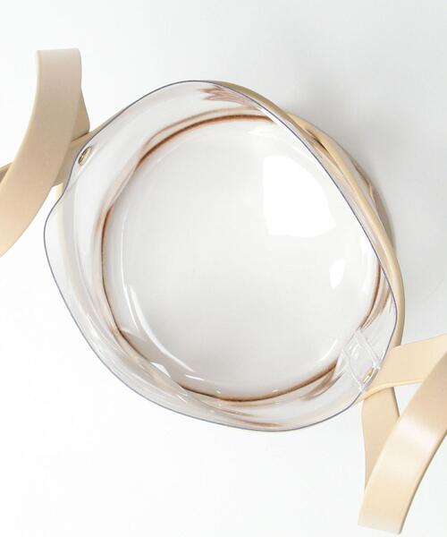 closet story(クローゼットストーリー)の「<closet story>PVC クロスFL ミニバッグ(トートバッグ・レディース・ブラック/ナチュラル・FREE)」の7枚目の写真