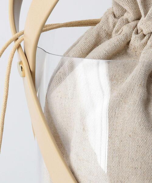 closet story(クローゼットストーリー)の「<closet story>PVC クロスFL ミニバッグ(トートバッグ・レディース・ブラック/ナチュラル・FREE)」の9枚目の写真