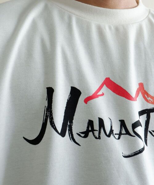 MANASTASH（マナスタッシュ）の「MANASTASH/マナスタッシュ　CHILLMESH TEE "CALLIGRAPHY"　チリメッシュティー（Tシャツ/カットソー・メンズ・オフホワイト/ダークグリーン・LARGE/X-LARGE/MEDIUM）」の10枚目の写真