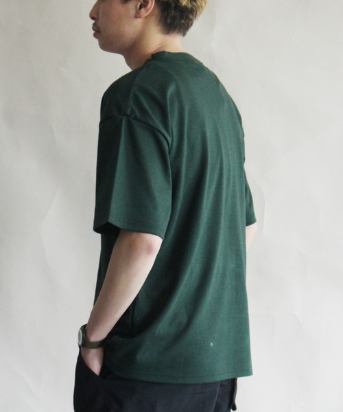 MANASTASH（マナスタッシュ）の「MANASTASH/マナスタッシュ　CHILLMESH TEE "CALLIGRAPHY"　チリメッシュティー（Tシャツ/カットソー・メンズ・オフホワイト/ダークグリーン・LARGE/X-LARGE/MEDIUM）」の4枚目の写真