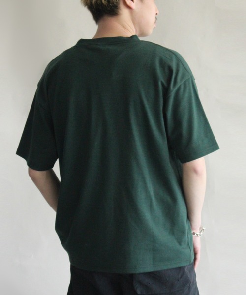 MANASTASH（マナスタッシュ）の「MANASTASH/マナスタッシュ　CHILLMESH TEE "CALLIGRAPHY"　チリメッシュティー（Tシャツ/カットソー・メンズ・オフホワイト/ダークグリーン・LARGE/X-LARGE/MEDIUM）」の6枚目の写真