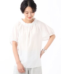 UNTITLED | 【洗える】シルキーローンブラウス(シャツ/ブラウス)