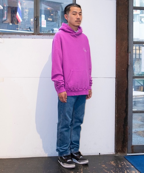 bonjour records（ボンジュールレコーズ）の「【Bonjour Records/ボンジュールレコード】Joji Shimamoto＆ONEZKER ”All I Need" スウェットパーカー（パーカー・メンズ・パープル/ブラック・M/L/XL/S）」の19枚目の写真