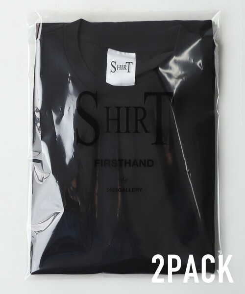 Firsthand（ファーストハンド）の「SHIRT Firsthand by 5525GALLERY/シャツファーストハンドバイ5525ギャラリー 2PACK TEE/2PACK TEE / パックTシャツ / 2枚入り / 無地Tシャツ / シンプルTシャツ（Tシャツ/カットソー・メンズ・ホワイト/ブラック・M/L）」の13枚目の写真