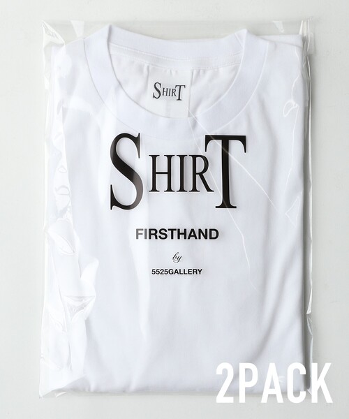 Firsthand（ファーストハンド）の「SHIRT Firsthand by 5525GALLERY/シャツファーストハンドバイ5525ギャラリー 2PACK TEE/2PACK TEE / パックTシャツ / 2枚入り / 無地Tシャツ / シンプルTシャツ（Tシャツ/カットソー・メンズ・ホワイト/ブラック・M/L）」の16枚目の写真