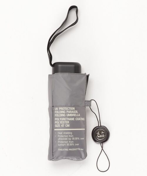 THEATRE PRODUCTS（シアタープロダクツ）の「UV PARASOL（折りたたみ傘・レディース・グレー/ブラック・FREE）」の7枚目の写真