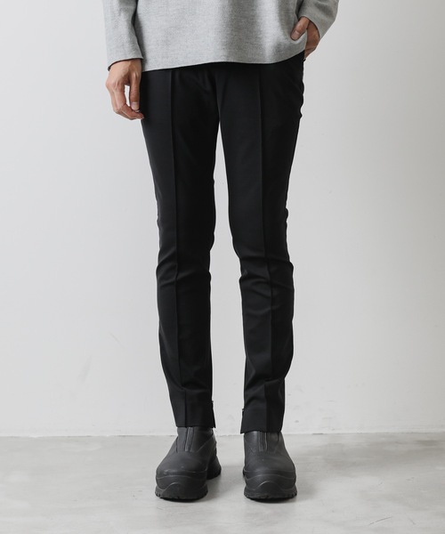 ATTACHMENT（アタッチメント）の「PONTE JERSEY CENTER CREASE TROUSERS（スラックス・メンズ・ブラック/ブラウン・1/2/3/4）」の10枚目の写真