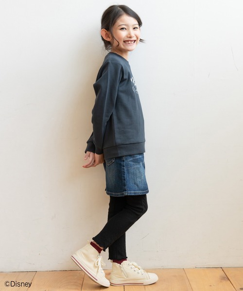 JAM & LINK(ジャムアンドリンク)の「【Disney】ミッキーマウス/バリエーショントレーナー(スウェット・キッズ・ベージュ/カーキ/ベージュ系その他/チャコールグレー/ダークブルー/グレー系その他/ベージュ系その他2/ミント/ベージュ系その他3/ベージュ系その他4・80cm/90cm/100cm/110cm/120cm/130cm/140cm/150cm)」の18枚目の写真