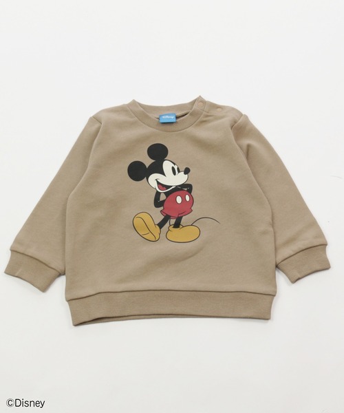 JAM & LINK(ジャムアンドリンク)の「【Disney】ミッキーマウス/バリエーショントレーナー(スウェット・キッズ・ベージュ/カーキ/ベージュ系その他/チャコールグレー/ダークブルー/グレー系その他/ベージュ系その他2/ミント/ベージュ系その他3/ベージュ系その他4・80cm/90cm/100cm/110cm/120cm/130cm/140cm/150cm)」の20枚目の写真
