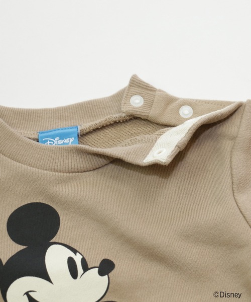 JAM & LINK(ジャムアンドリンク)の「【Disney】ミッキーマウス/バリエーショントレーナー(スウェット・キッズ・ベージュ/カーキ/ベージュ系その他/チャコールグレー/ダークブルー/グレー系その他/ベージュ系その他2/ミント/ベージュ系その他3/ベージュ系その他4・80cm/90cm/100cm/110cm/120cm/130cm/140cm/150cm)」の19枚目の写真